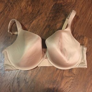 Cacique nude 44DD lightly lined t-shirt bra